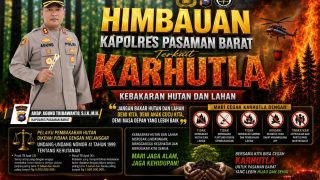Kapolres Pasaman Barat AKBP Agung Tribawanto Bangun Kesadaran Bersama Hadapi Ancaman Karhutla