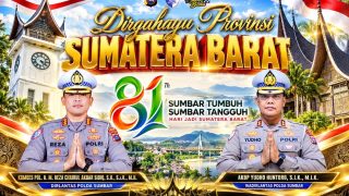 HUT ke-81 Sumatera Barat, Reza Chairul Akbar Bawa Pesan Humanis dari Ruang Pengabdian Polantas