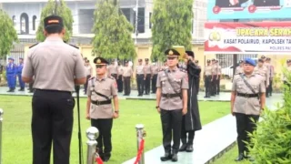 Kapolres Pasbar Pimpin Sertijab Kasat Polairud dan Kapolsek Talamau, AKP Zulfikar Jabat Kasiwas
